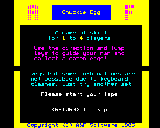 Chuckie Egg screenshot 7 for MSX